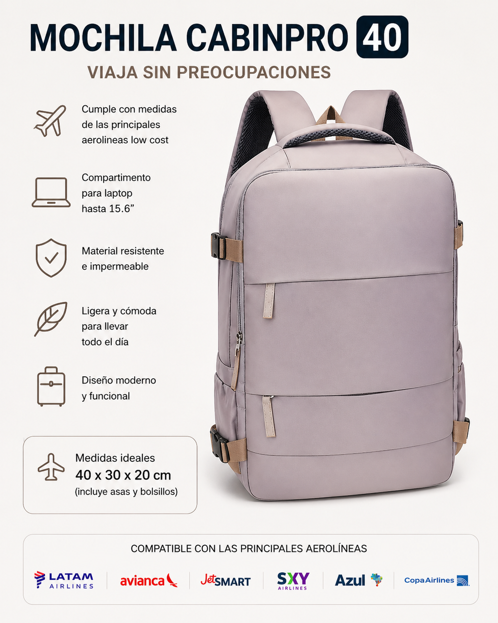 CertiCabina AirGo 40 ✈️