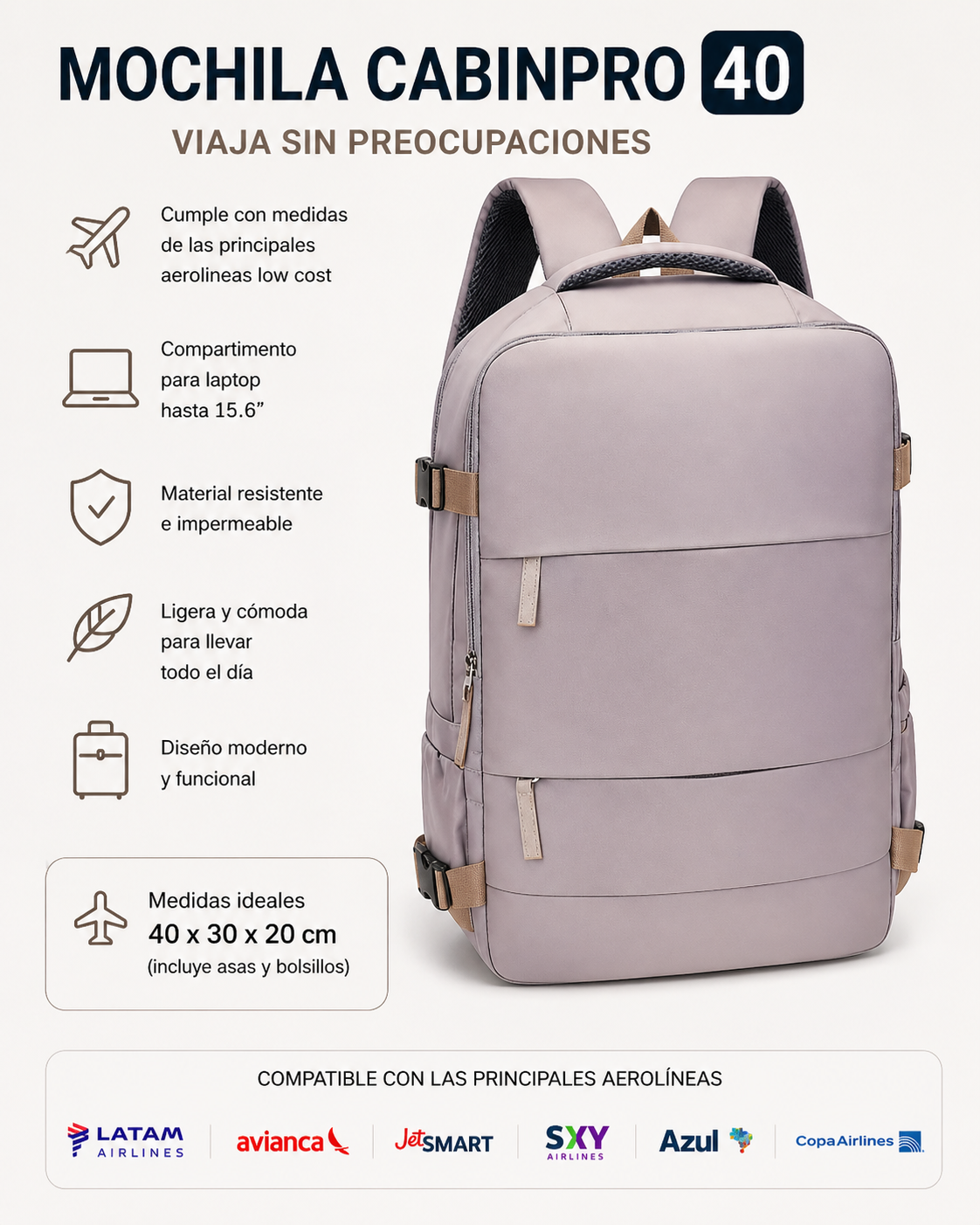 CertiCabina AirGo 40 ✈️
